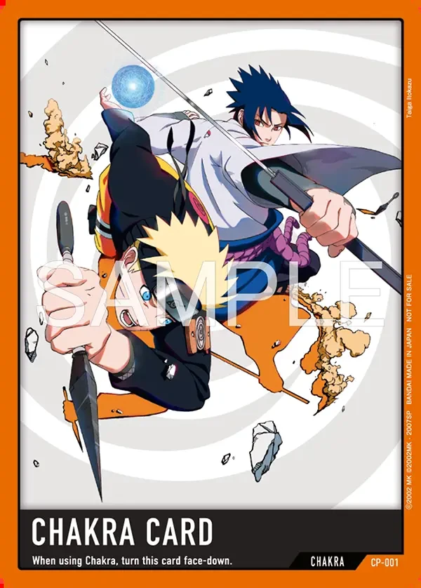 CP-001 Chakra Card in the tutorial promo version with no event mark