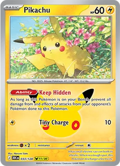 Pikachu — 30th Celebration #033, 2026. Illustrated by Narumi Sato.