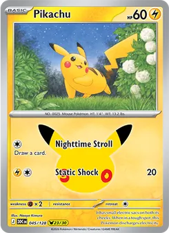 Pikachu — 30th Celebration #045, 2026. Illustrated by Naoyo Kimura.