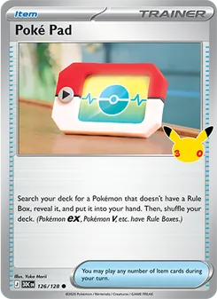 Poké Pad — 30th Celebration #126, 2026. Illustrated by Yuka Morii.