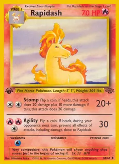 Rapidash — Jungle #44, 1999. Illustrated by Mitsuhiro Arita.