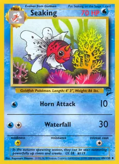 Seaking — Base Set 2 #60, 2000. Illustrated by Kagemaru Himeno.