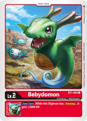 Bebydomon, Digimon card BT1-002