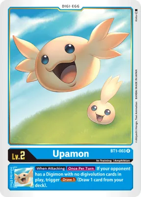 Upamon, Digimon card BT1-003