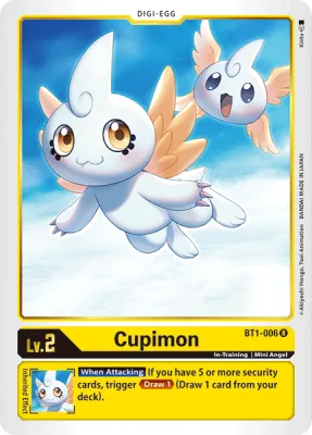 Cupimon, Digimon card BT1-006