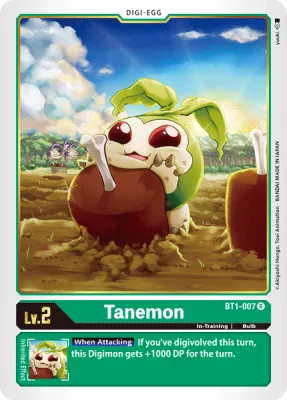 Tanemon, Digimon card BT1-007