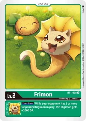 Frimon, Digimon card BT1-008