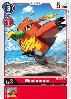 Muchomon, Digimon card BT1-013