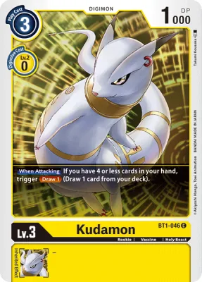 Kudamon, Digimon card BT1-046