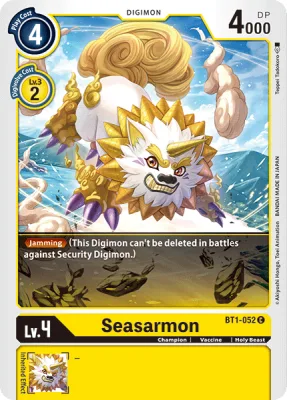 Seasarmon, Digimon card BT1-052