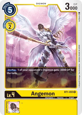 Angemon, Digimon card BT1-055