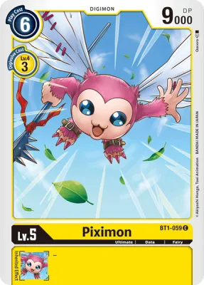 Piximon, Digimon card BT1-059