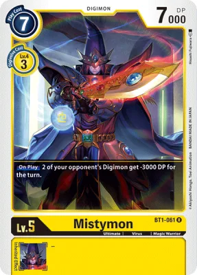 Mistymon, Digimon card BT1-061