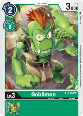 Goblimon, Digimon card BT1-064