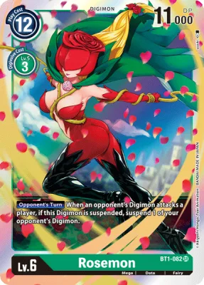 Rosemon, Digimon card BT1-082