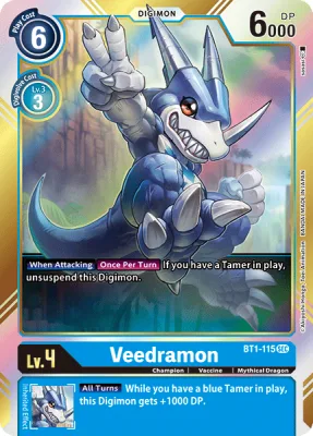 Veedramon, Digimon card BT1-115