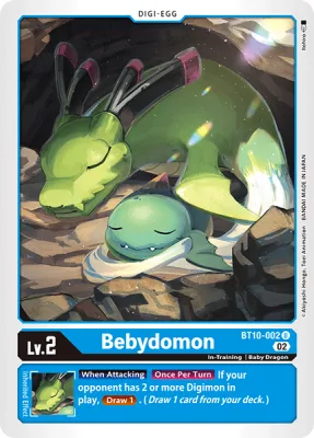 Bebydomon, Digimon card BT10-002