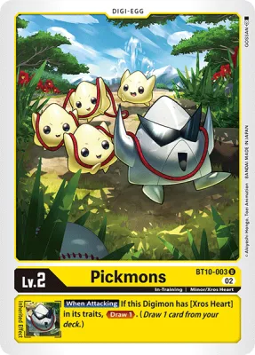 Pickmons, Digimon card BT10-003