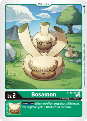 Bosamon, Digimon card BT10-004