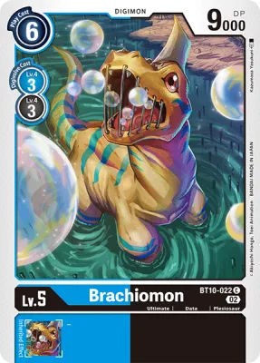 Brachiomon, Digimon card BT10-022