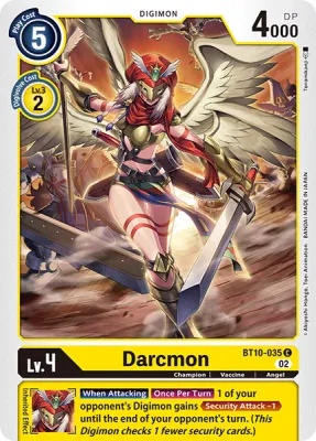 Darcmon, Digimon card BT10-035