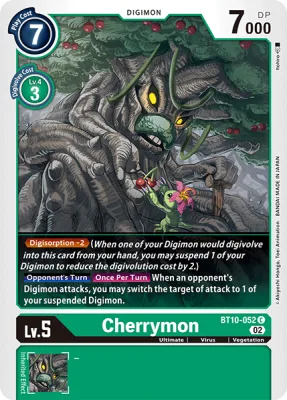 Cherrymon, Digimon card BT10-052