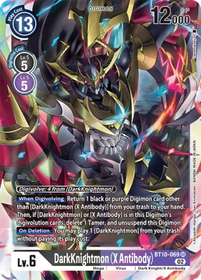 DarkKnightmon (X Antibody), Digimon card BT10-069