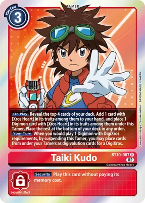 Taiki Kudo, Digimon card BT10-087