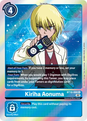 Kiriha Aonuma, Digimon card BT10-088