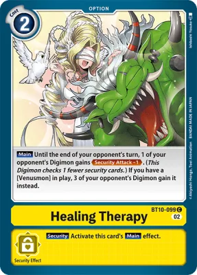 Healing Therapy, Digimon card BT10-099
