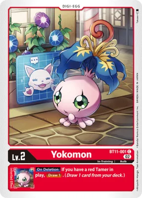 Yokomon, Digimon card BT11-001
