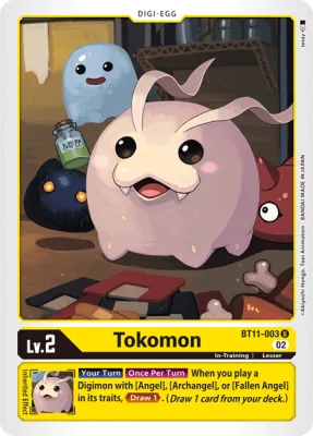 Tokomon, Digimon card BT11-003