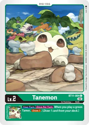 Tanemon, Digimon card BT11-004