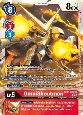 OmniShoutmon, Digimon card BT11-015