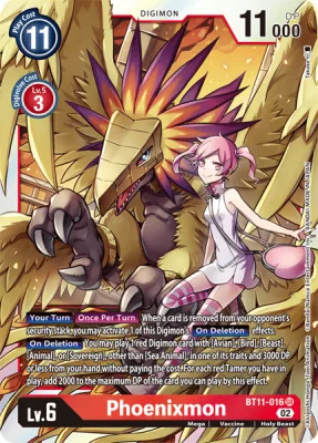 Phoenixmon, Digimon card BT11-016
