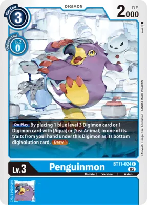 Penguinmon, Digimon card BT11-024