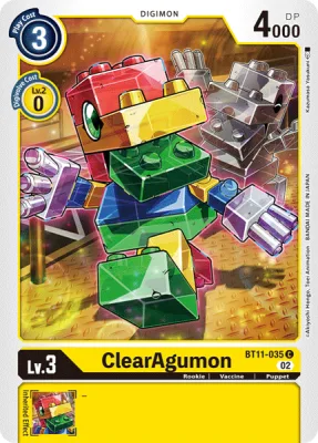 ClearAgumon, Digimon card BT11-035