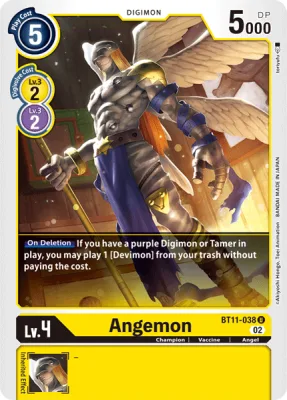 Angemon, Digimon card BT11-038