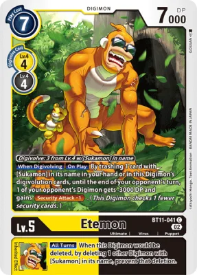 Etemon, Digimon card BT11-041