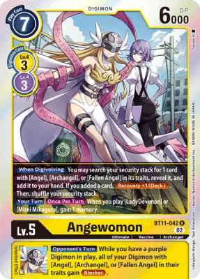 Angewomon, Digimon card BT11-042