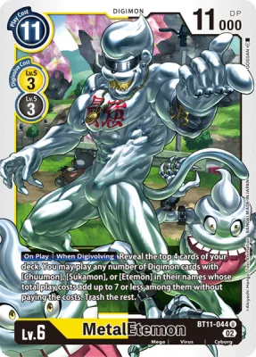 MetalEtemon, Digimon card BT11-044