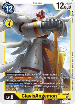 ClavisAngemon, Digimon card BT11-045
