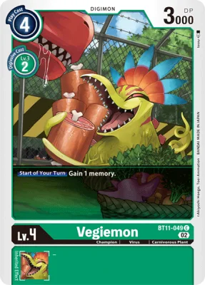 Vegiemon, Digimon card BT11-049