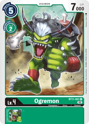 Ogremon, Digimon card BT11-051