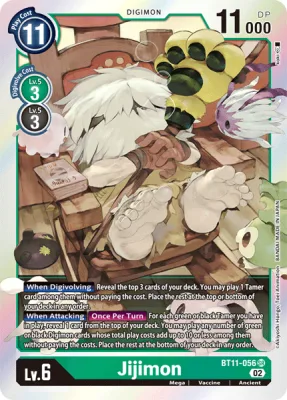 Jijimon, Digimon card BT11-056