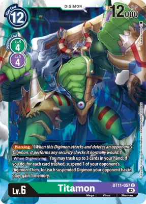 Titamon, Digimon card BT11-057