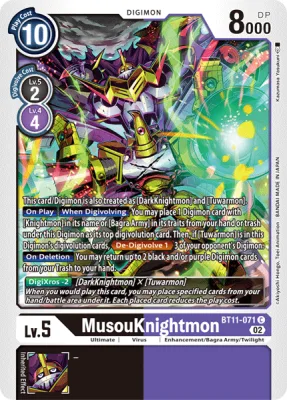 MusouKnightmon, Digimon card BT11-071