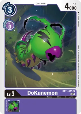 DoKunemon, Digimon card BT11-075