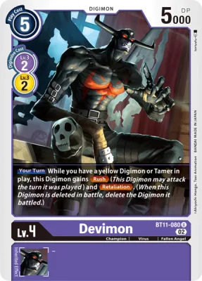 Devimon, Digimon card BT11-080