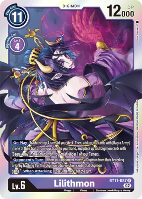 Lilithmon, Digimon card BT11-087
